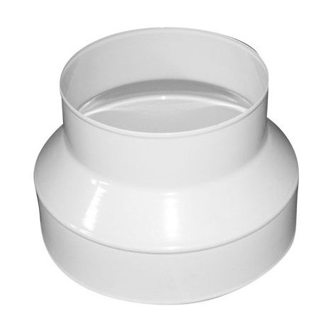 Réducteur de gaine en acier galvanisé 160-150 mm – Optimise circulation d'air – Compatible systèmes hydroponiques – Installation rapide – Winflex Ventilation - 160-150mn (1/3)