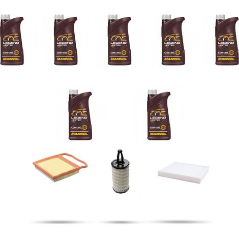 Kit tagliando 3 FILTRI e 7L OLIO compatibile con Mercedes GLE Coupe (C292) GLE 43 AMG 270kw Dal 2015 (1/4)