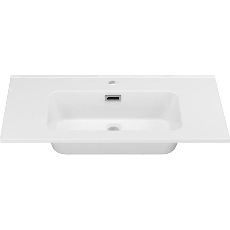 Lavabo da Incasso 81x46cm in Resina Minerale Mod. Vael (1/3)