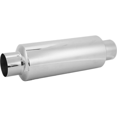 Jeffergarden Silencieux échappement 2.5 pouces ligne droite inox – Accessoire universel pour voiture et moto – Performance et son optimisé (1/5)