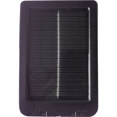 Panneau solaire 6 V compatible avec les caméras de chasse l’alimentation solaire avec interface 6 V CC prolonge l’autonomie en veille.