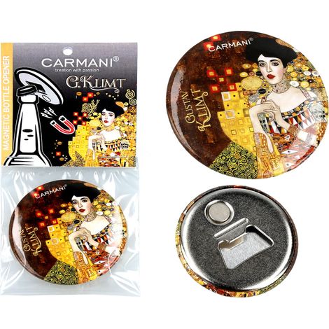 Apribottiglie magnetico - G. Klimt, Adela (carmani)