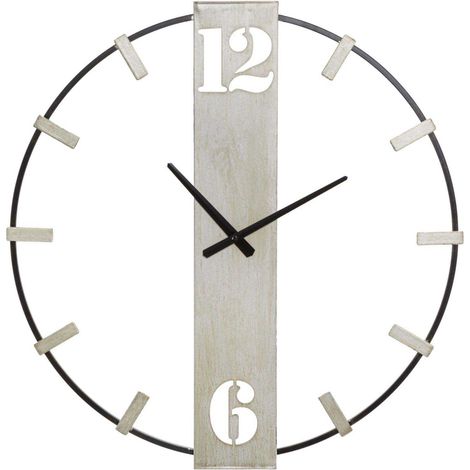 WALL CLOCK SILVERY CM 61X4,5X63 (1/4)