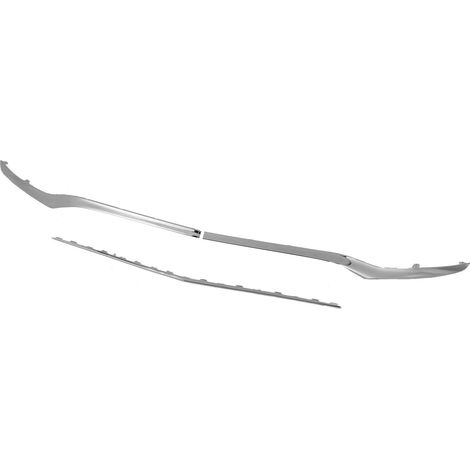 3x Moulures Inférieures de Pare-Choc Avant Remplacement pour Mercedes E‑Classe W213 Ligne Exclusive 2021‑2023, Chrome, Garnitures de Protection (1/5)