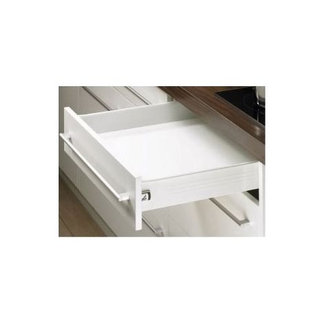 Multitech tiroir hauteur 86 mm - Décor : Blanc - Longueur : 275 mm - HETTICH