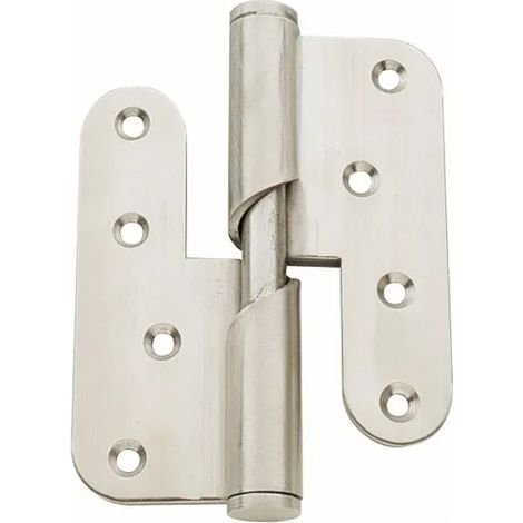 Bisagra Select 1716GI acero inoxidable cepillado apertura 180°