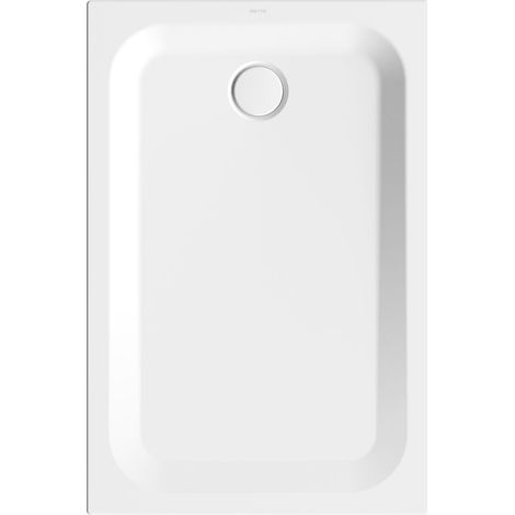 Plato de ducha rectangular BetteUltra con soporte mínimo de