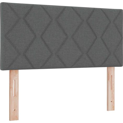 Maison Exclusive - Cabecero LED Gris 90 cm tela