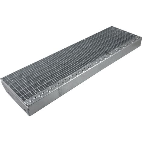 Normtreppenrost Außenmaß 1000 x 270 mm, Maschenteilung 33 x 11 mm