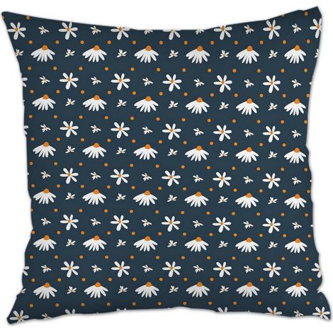 Housse de coussin 45x45 cm carrée à fermeture éclair invisible pour le Jour de l'An, Noël, Pâques (1/5)