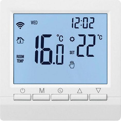 Thermostat de Chaudière à Piles pour Chaudière Murale, Contrôleur de Température Intelligent (1/5)