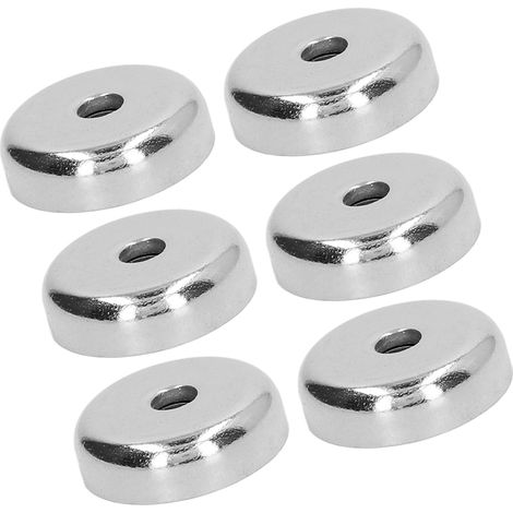 20 starke Neodym-Magnete, hochbelastbar, mit versenkter runder Öffnung, für Küche, Bastelarbeiten und Heimwerkerprojekte, 5 kg (1/5)