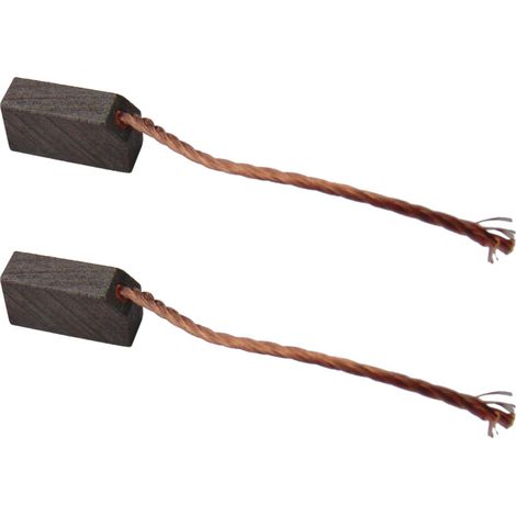 2x Trade-Shop Motorkohlen / Kohlebürsten / Schleifkohlen 6 x 7 x 12mm 12-24V für verschiedene KFZ-Motoren Rolltor Garagentor Antriebe Lichtmaschine (1/2)