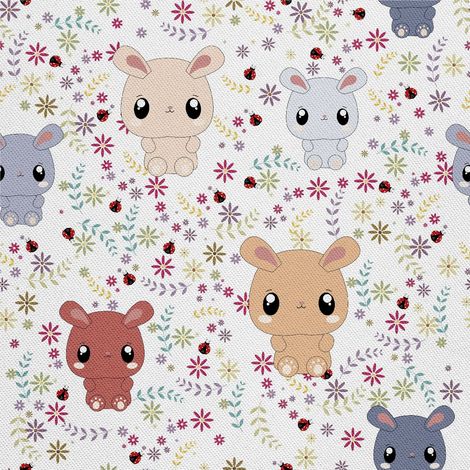 Tela Oxford para decoración de exteriores - Motivo Hasen-Doodle I DX541 (1/5)