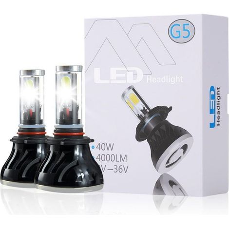 2 x Ampoules H11 LED Head Light 40W - Haut de Gamme - Haute puissance 12V Lampe de voiture (1/4)