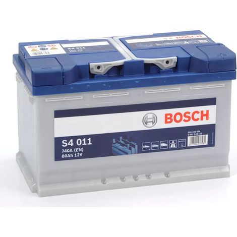 Batería de Coche 80Ah 740 A EN Bosch S4011