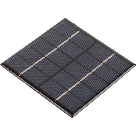 Panneau solaire 5V 1.2W en polysilicium pour charge de batterie 3.7V, idéal projets DIY et camping. (1/5)