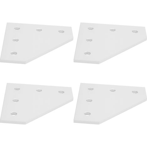 4-teiliges Verbindungsblech außen, 5-Loch-Aluminium-Verbindungsverstärkung, rechtwinklige Verbindung, Form 3030L (1/5)