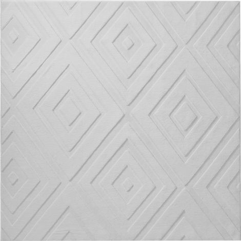Alfombra cuadrada decorativa de jacquard 160 x 230 cm gris claro Borah (1/5)