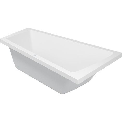 Baignoire PAIOVA 1700x1000mm 1 dossier incliné droite blanc