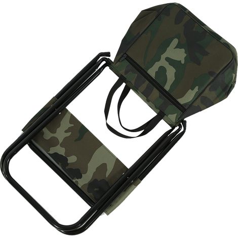 Chaise de camping/pêche pliable, facile à transporter et avec sac de rangement (1/5)