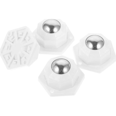 jeu de roulettes pour meubles roulettes pivotantes adhésives (1/5)