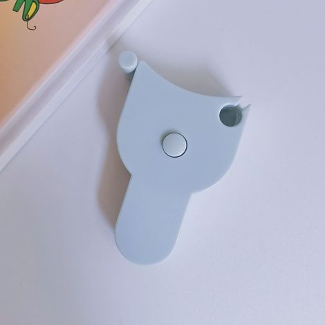 Automatisch einziehbares Maßband, Körpermaßband (Zoll), Taillen-, Brust- und Beinmaß, metrisches Maßband, Nählineal, blau