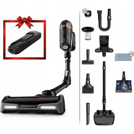 Aspirateur vertical sans fil 3 en 1 TEFAL Flex AQUA 15.60 TY99G1
