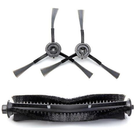 Accessoires pour robot aspirateur IHRV6-BLK/Ultenic T10 : brosse latérale et balai central. Usage domestique. (1/5)
