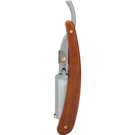 Porte-lame de rasoir manuel pliable pour barbe, outil de soin capillaire et de coiffure (1/5)
