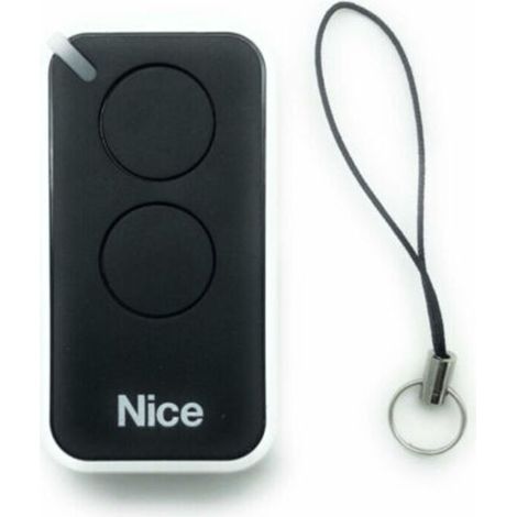 Télécommande émettrice 2 canaux INTI2 – Fréquence 433,92 MHz – Portée 150 m – Compatible avec récepteurs Nice FloR