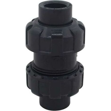 Clapet anti retour a boule 20 25 32 40 50 63mm clapet piscine clapet antiretour anti refoulement pvc vanne soupape anti retour (Diamètre intérieur 32mm) (1/4)