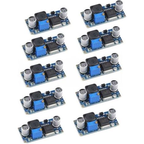 10er-Pack LM2596S DC-DC-Abwärtswandler 3,2-46V auf 1,25-35V für Arduino (1/4)