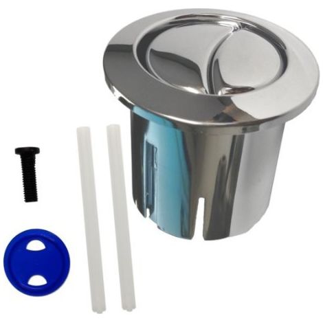 Roca – Bouton poussoir 3 et 6 litres – Mécanisme de chasse d'eau avec tige à couper – Pour WC Victoria