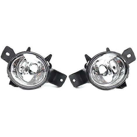 Lot de 2 feux antibrouillard avant gauche pour voiture (sans ampoule), compatibles avec BMW X6 E71 (2008-2011), références 63177187631 et 63177187632. (1/5)