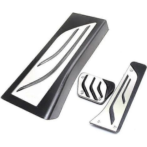 3-teiliges Set Fußpedalabdeckungen für BMW X5 G05 (2019–2020, Automatik, Linkslenker)