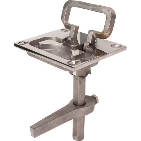 Loquet de Trappe de Boucle Plancher Bateau, Lacth Trappe Traction Affleurante Bateau Preuve d'oxydation 67x79mm Haute dureté pour Le Yacht. (1/5)