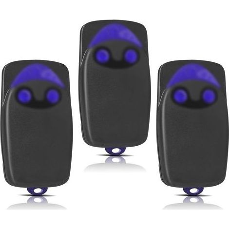 3 Pièces Remplacement pour télécommande NICE, télécommande portail 433,92MHz 2 canaux, compatible avec Flo1r-s, Flo2r-s, Flo4r-s (1/5)