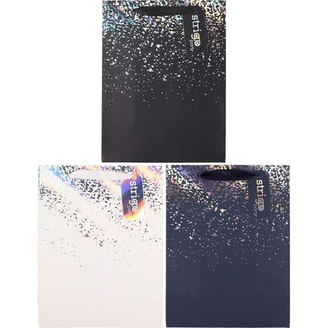 Bolsa de regalo para fiestas 18x23x10cm mezcla strigo