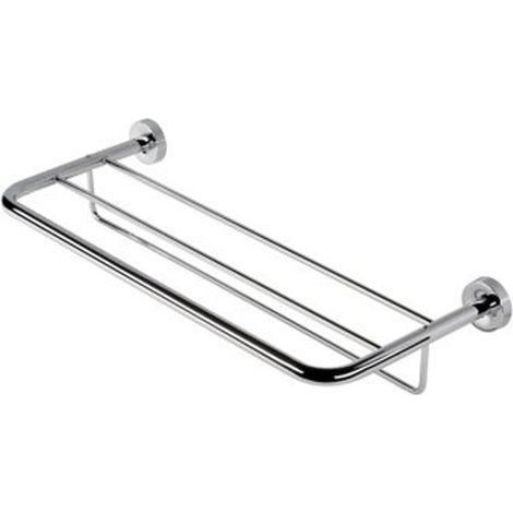 Geesa Luna porte-serviettes avec plateau 60cm chrome (1/5)