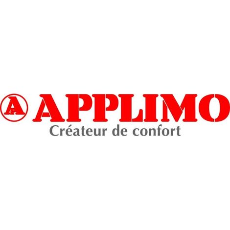 Jeu de 2 pieds de soutien "cloison fragile" APPLIMO pour radiateur Anthracite - 0052051HS