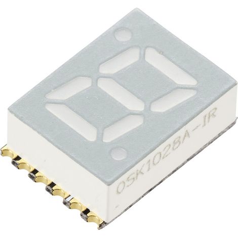 TRU COMPONENTS  SMD-LED   Gelb 6 mcd    Einzelziffer-Display (1/4)