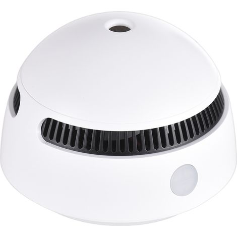 Rilevatore di fumo intelligente Wi-Fi 2.4G con allarme acustico e visivo, batteria al litio integrata. (1/5)