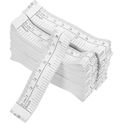 Ruban à Mesurer Double Face Papier 1,5 Mètre Certifié Précision Élevée Double Usage Couture, Soins, Travaux Manuels Lot 50 Pièces Usage Professionnel Et Quotidien (1/5)