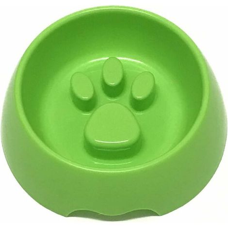 Filiyano-Gamelle pour animaux de compagnie Dog Paws Slow Food, gamelle anti-étouffement, gamelle en plastique pour chien et chat (1/3)