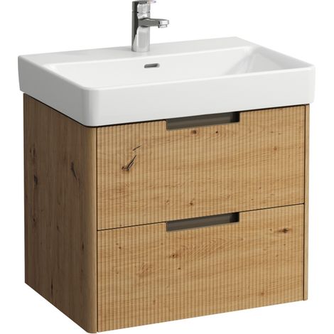 LAUFEN Juna Waschtischunterbau, 2 Schubladen, inklusive