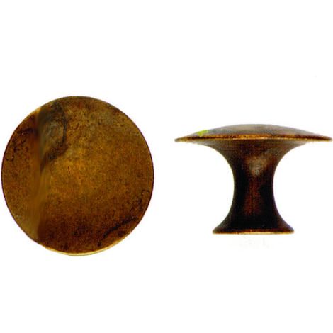 Pomoli Per Mobili Ottone Anticato ø 25 mm Mod.24459 - 10 pz - METALSTYLE