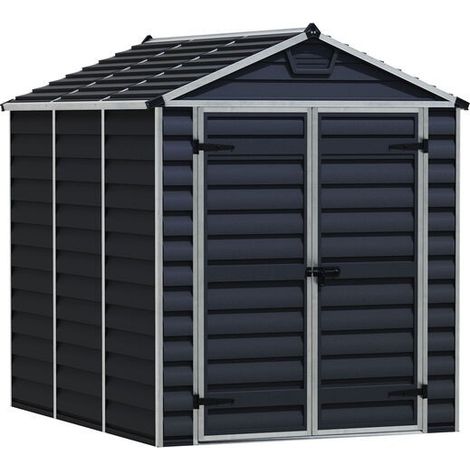 Canopia Skylight Casetta Da Giardino in Policarbonato 229X185X217 cm Grigio Scuro (1/5)