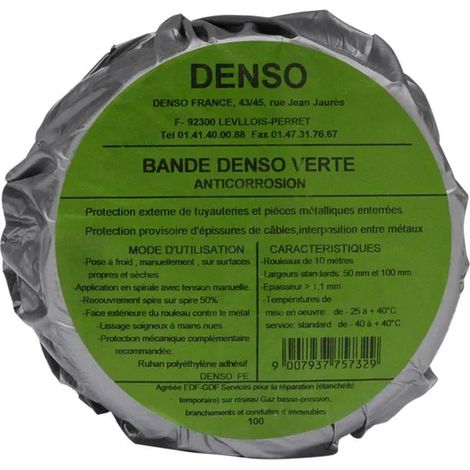 Banda Denso® verde 50 mm x 10 m sigillatura anticorrosione