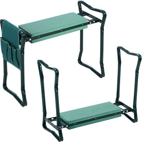 Gartenhocker - Gartenkniebank - klappbar - 59x27x49 cm
